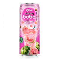 Vietnamese Manufacturer Exporter Best Popping Boba With Guava Flavor Canned Drink flavor OEM/ODM Service