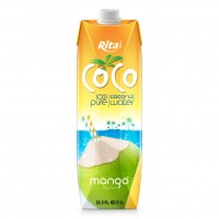 Bulk Buy Coconut Water Mango Juice 1L Paper Box