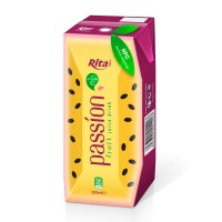 Passion Fruit Juice 200ml Paper Box - OEM Product 