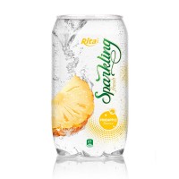 OEM Product - Sparkling Water Pineapple Flavor 350ml Alu Can Rita Brand 