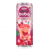 Top Selling Customized Best Popping Boba With Pomegranate Flavor Canned Drink High-Quality OEM/ODM Service