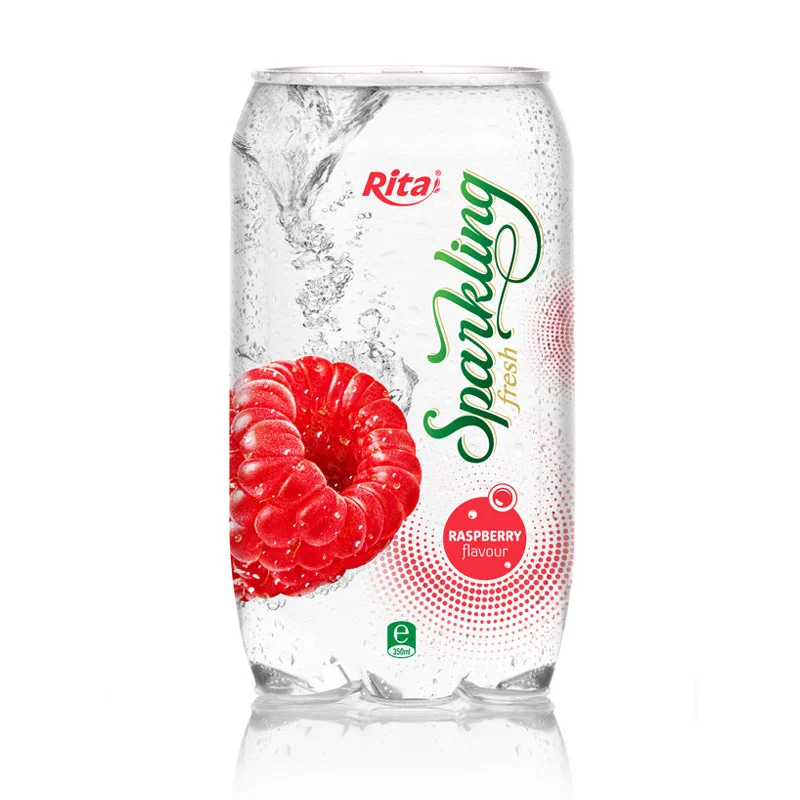 OEM Product - Sparkling Water Raspberry Flavor 350ml Alu Can Rita Brand ...